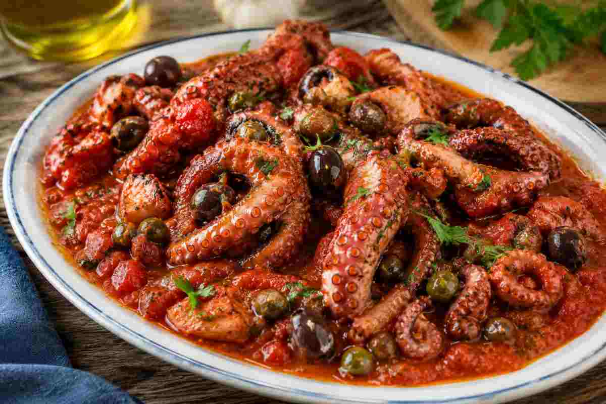 Polpo alla luciana